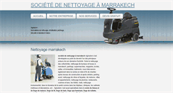 Desktop Screenshot of nettoyage-marrakech.com